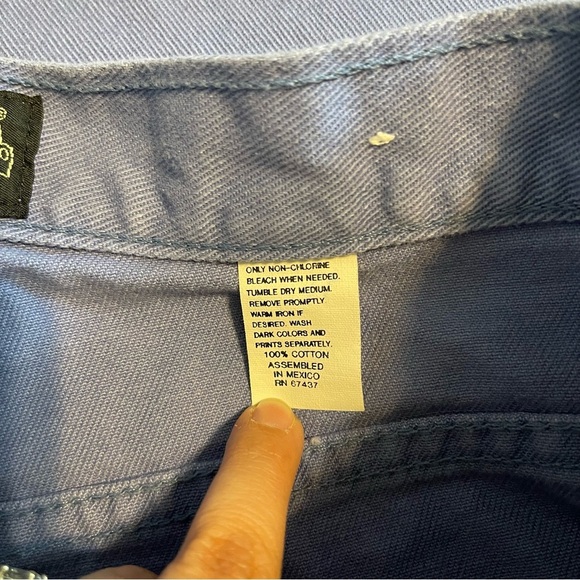 Vintage Sasson Purple Denim Jean Shorts Size Large Color Dad Short 32 Waist - Picture 5 of 6